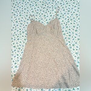 Blush Floral Dress Tie Back 1XL